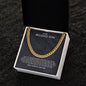 To My Son | Cuban Link Chain