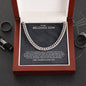 To My Son | Cuban Link Chain