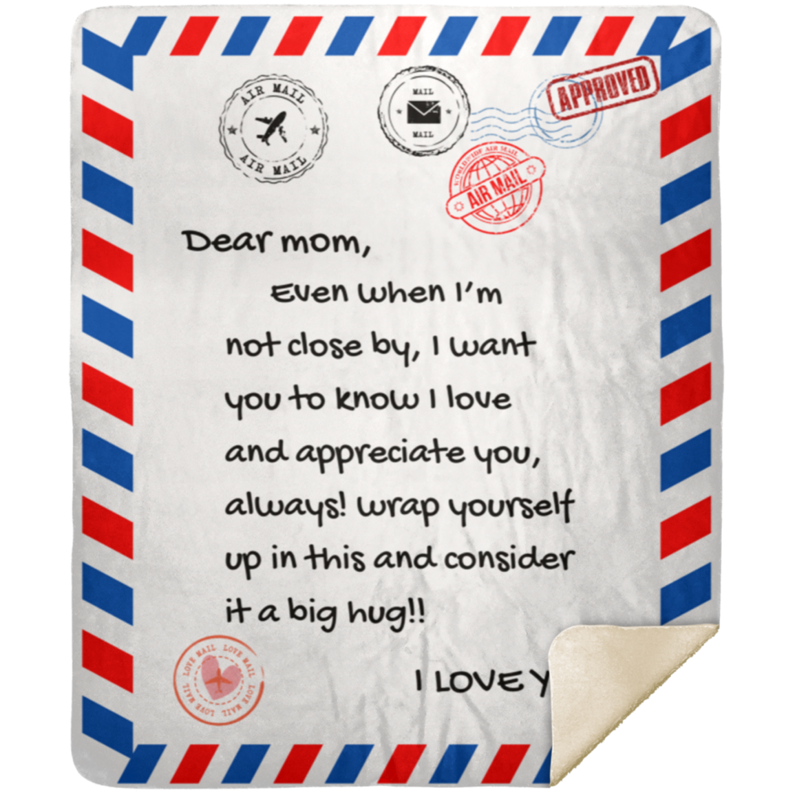 Mom Mail Blanket | Gift for Mom | Mother's Day Gift