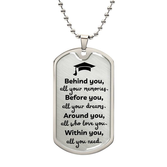 Graduation Dog Tag | Graduation Gift